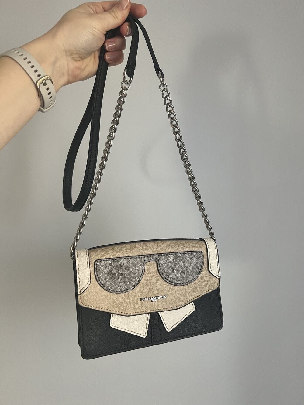 KARL LAGERFELD crossbody leather bag